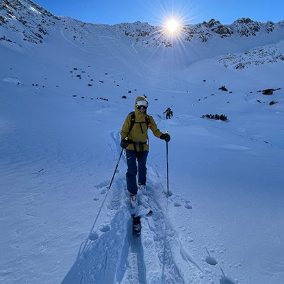 Join Me! Skitour mit Ramona Kerber und Victoria Feineler